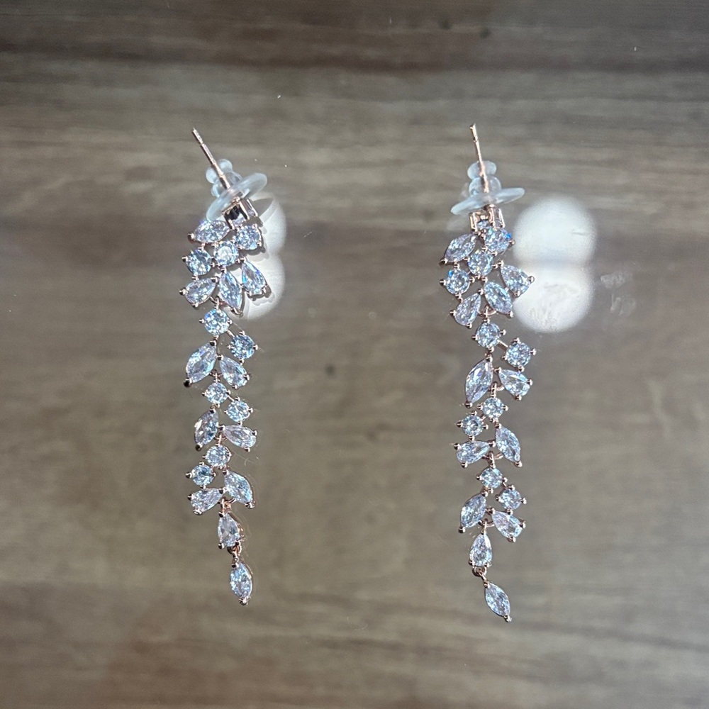 Elegant Silver Drop Earrings